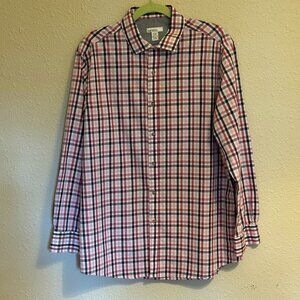 Mens plaid dress shirt